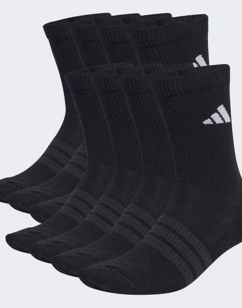 adidas performance - Essentials - Calzini ammortizzati 10pp neri e bianchi - view 1