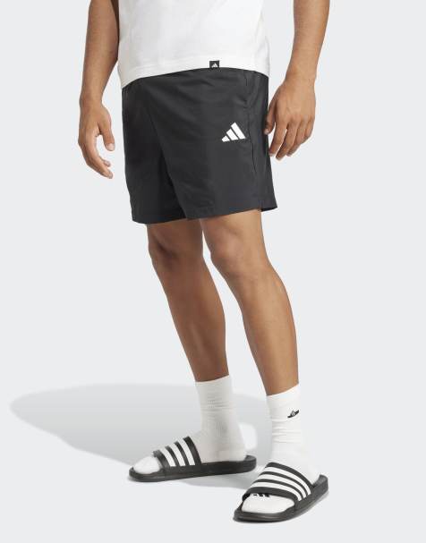 adidas Performance - Essentials - Chelsea - Short à petit logo - Noir et blanc - view 1