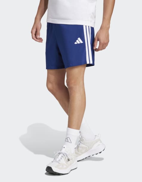 adidas performance - Essentials - Chelsea short met 3-Stripes in donkerblauw / wit - view 1