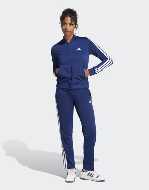 adidas Performance – Essentials – Ciemnoniebieski dres z 3 paskami - view 1