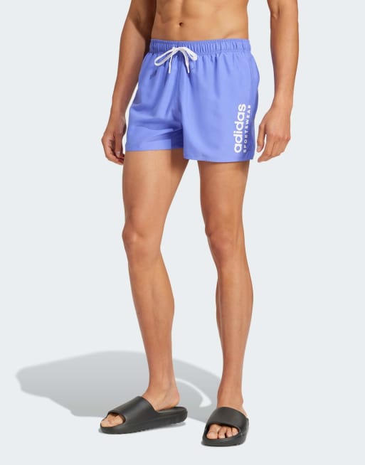 adidas Performance – Essentials Clx – Shorts in Kobaltblau mit Logo