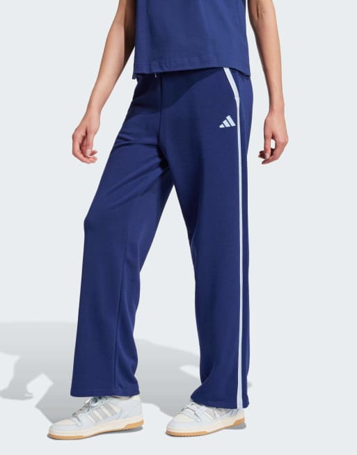 adidas Performance - Essentials Color Pop - Pantalon en tissu éponge - Bleu foncé