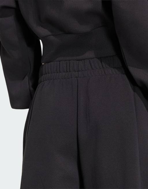 adidas Performance – Essentials Contemporary – Barrel-Hose aus Fleece in Schwarz, 4 von 5