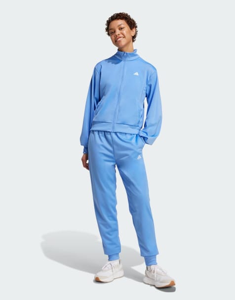 adidas Performance – Essentials Feel Cozy – Trainingsanzug in Blue Fusion - view 1