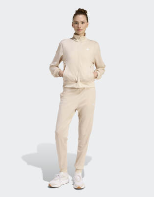 adidas Performance - Essentials - Feel Cozy - Trainingsanzug in Crystal Linen-Neutral