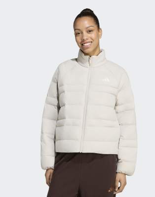 Adidas Donna Gris Piumino Da Essentials - Immagine 3
