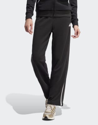 adidas Performance - Essentials - Hose aus Sommersweat in Schwarz mit Farbakzent