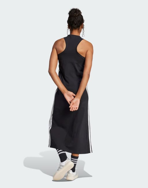 adidas performance - Essentials - Jurk met racerback en 3-Stripes in zwart / wit, 2 van 4