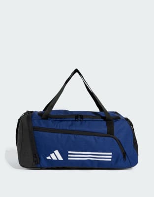 adidas Performance - Essentials - Kleine Beuteltasche in Dunkelblau/Weiß mit den 3 Streifen