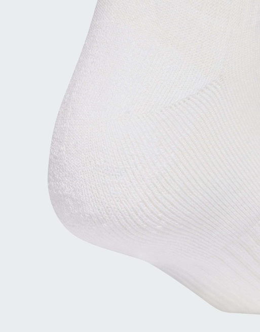 adidas performance - Essentials - Lot de 6 paires de chaussettes rembourrées à 3 bandes - Blanc et noir, 2 de 3