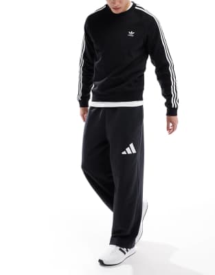 Essentials - Pantalon large  logo 3 bandes - Adidas Performance - Modalova