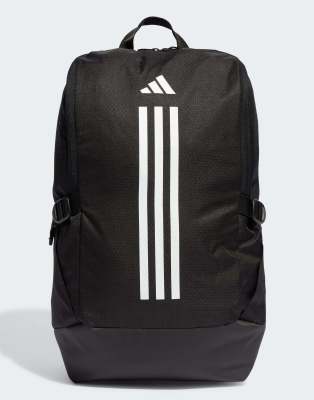 adidas Performance - Essentials - Rucksack in Schwarz/Weiß mit den 3 Streifen