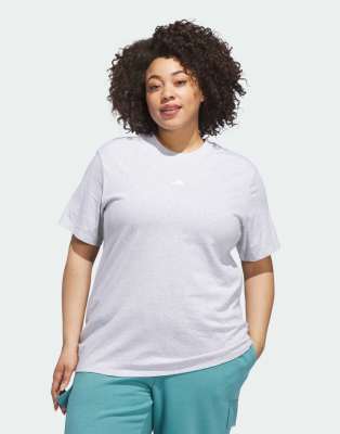 Adidas Donna Gris T-Shirt Da Essentials - Immagine 2