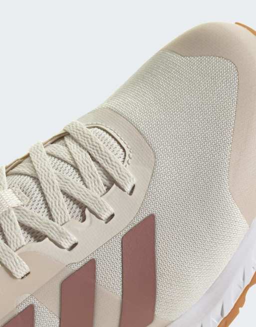 adidas Performance – Everyset – Biało-beżowe, uniwersalne buty sportowe, 4 z 5