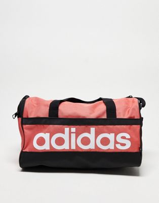adidas Training extra small duffel bag in coral
