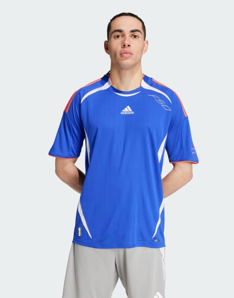 adidas performance F50 jersey in lucid blue - view 1