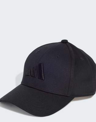 adidas performance - Farblich abgestimmte Baseballkappe in Schwarz