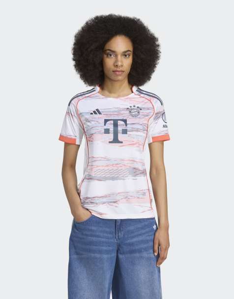 adidas performance Fc bayern 25/26 away jersey in white