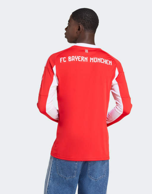 adidas performance Fc bayern 25/26 long sleeve home jersey in red
