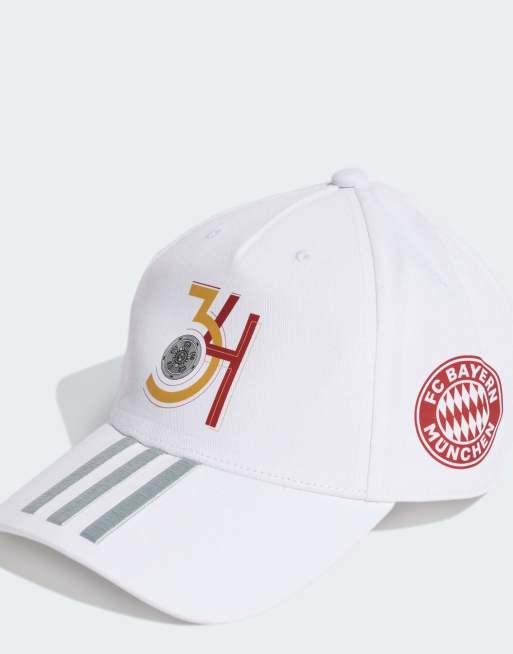 adidas performance Fc bayern championship winner 3s cap in white