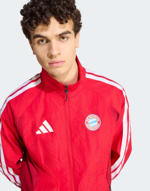adidas Performance – FC Bayern München Home Anthem – Jacke in Better Scarlet / Team Victory, 3 von 4