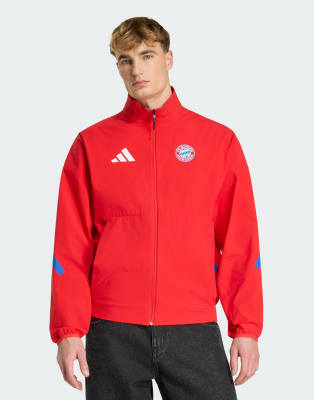 Performance - FC Bayern Z. N.E Anthem - Jacke in Rot Rot 3XL