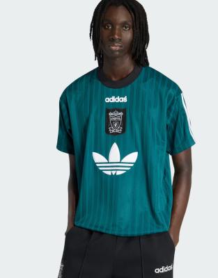 Performance - FC Liverpool - T-Shirt aus Polyester in 95 Rich Green-Grün Grün 3XL