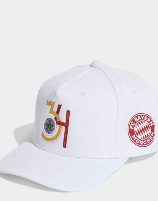 adidas Performance - FCB Championship Winner - Cappellino bianco con visiera piatta