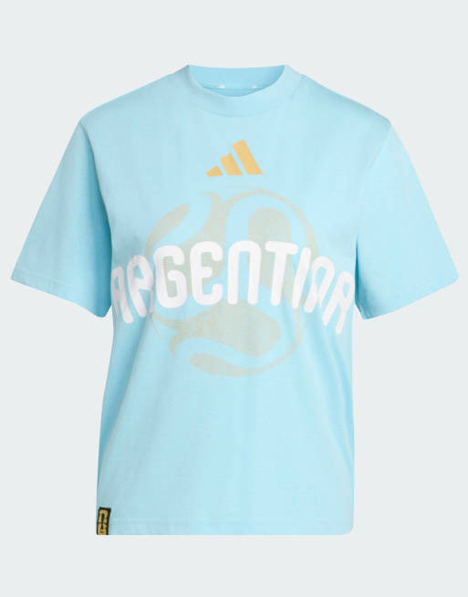 adidas performance Fifa world cup 26™ argentina t-shirt in icey blue, 2 of 4
