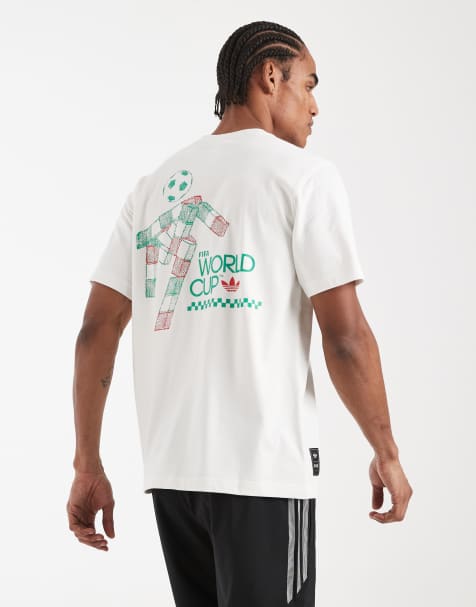 adidas Performance – FIFA World Cup 26™ – Ciao – Vit t-shirt med maskot - view 1