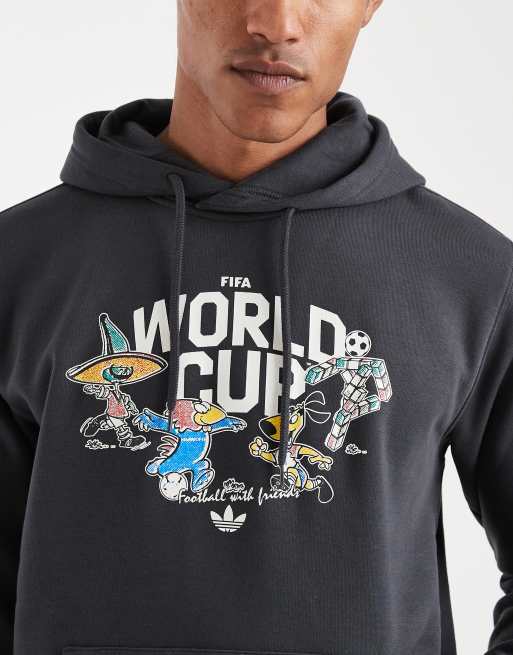 adidas performance - Fifa world cup 26™ - Felpa grigia con mascotte, 5 di 5