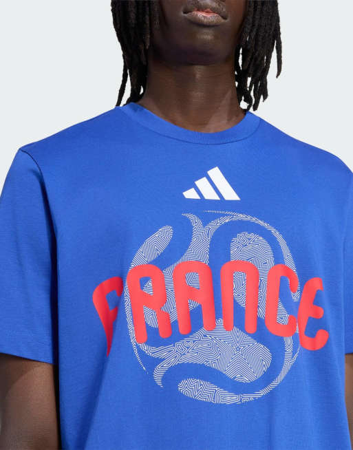 adidas performance - Fifa World Cup 26™ France - T-shirt blu acceso, 2 di 4