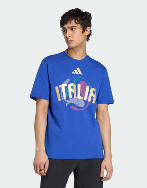adidas performance Fifa world cup 26™ italy t-shirt in bold blue - view 1