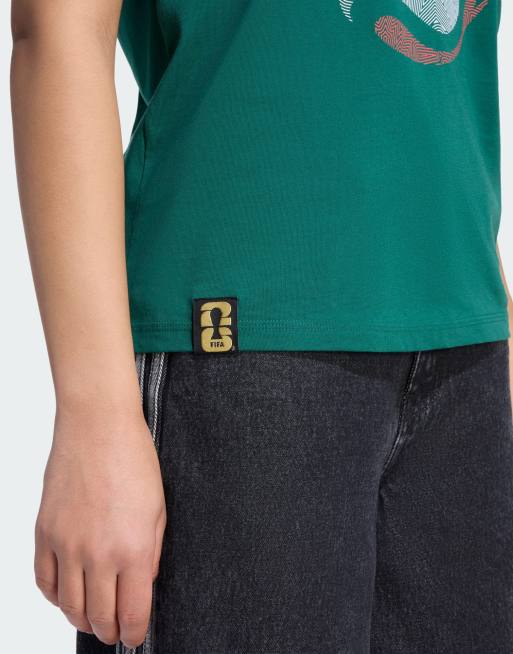 adidas Performance - Fifa World Cup 26™ Mexico - T-shirt in donkergroen, 2 van 4