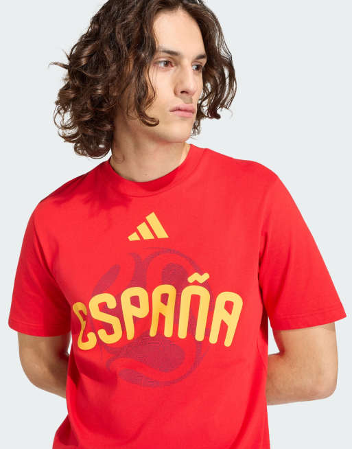 adidas performance - Fifa world cup 26™ Spain - T-shirt rosso acceso, 2 di 4