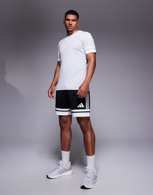 adidas Performance - Football - Squadra 25 - Short in zwart en wit, 3 van 5