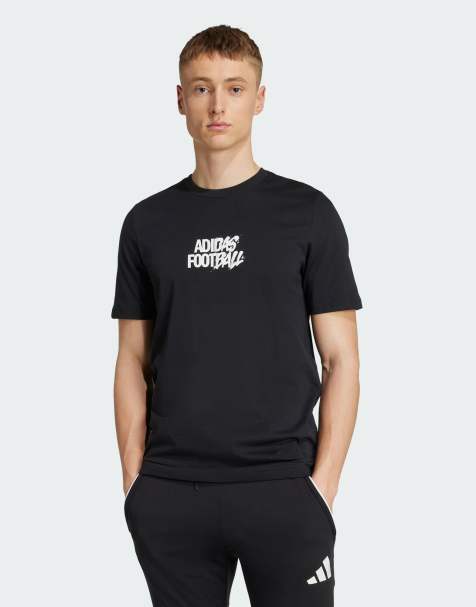 adidas performance Football tango history graphic tee in black - view 1