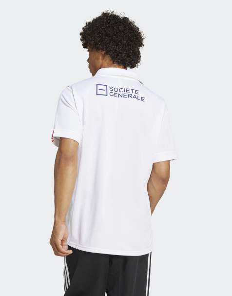 adidas performance France rugby away jersey in white