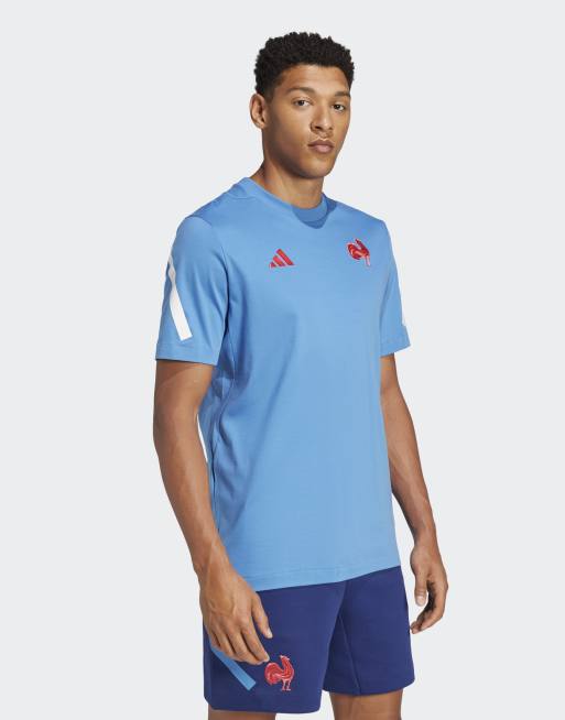 adidas Performance – France Z.N.E. – Reise-T-Shirt in Focus Blue