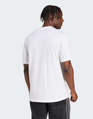 adidas Performance – Frankreich – T-Shirt in Weiß mit Grafik