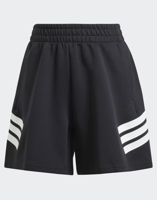 adidas Performance – Future Icons – Czarne szorty z 3 paskami, 3 z 5