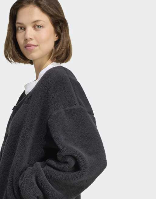 adidas Performance - Future Icons - Fleecevest met 3-Stripes in zwart, 2 van 4