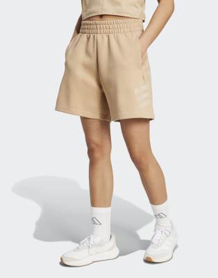 adidas Performance - Future Icons - Short à logo 3 bandes - Sable chaud-Brown