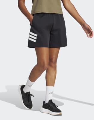 adidas Performance - Future Icons - Shorts in Schwarz mit 3-Streifen-Design