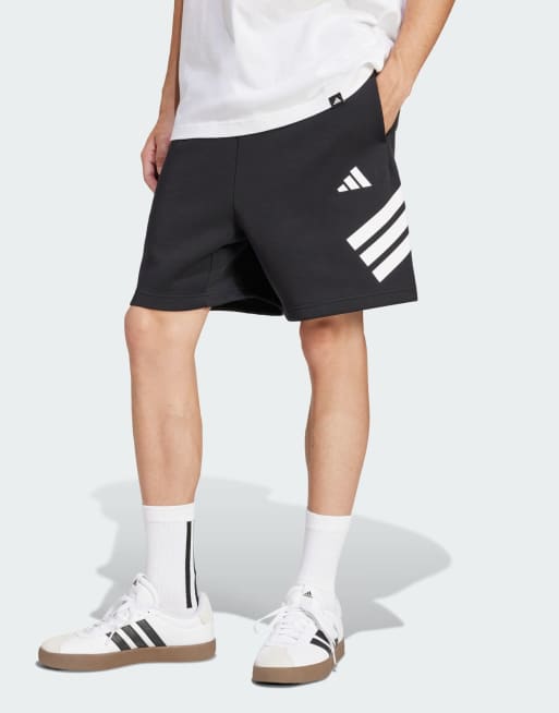 adidas Performance – Future Icons – Shorts in Schwarz mit 3-Streifen-Design