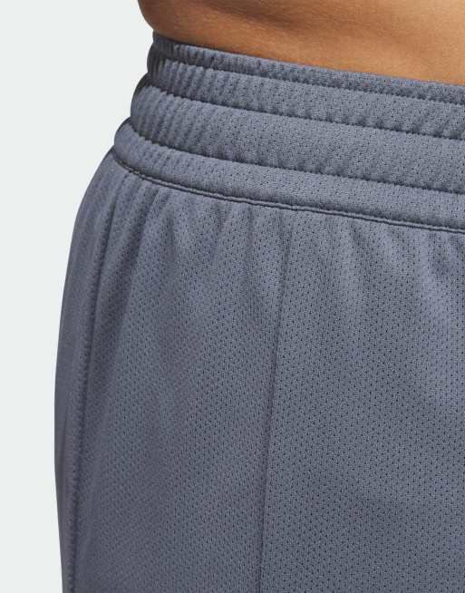 adidas Performance - G Speed Aeroready - Pantaloncini da basket double-face color grigio four/bianco da 3 g, 5 di 5