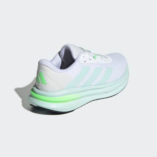adidas performance – Galaxy 7 – Biało-miętowo-limonkowe buty sportowe do biegania, 4 z 4