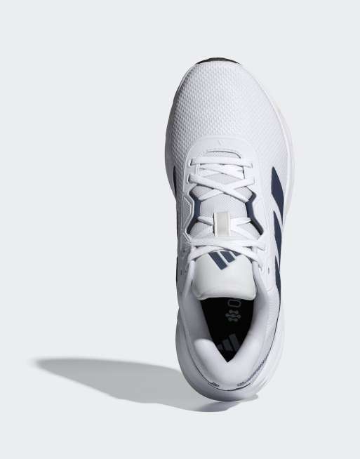 adidas Performance - Galaxy 7 - Chaussures de course - Blanc nuage, bleu foncé et noir, 2 de 4
