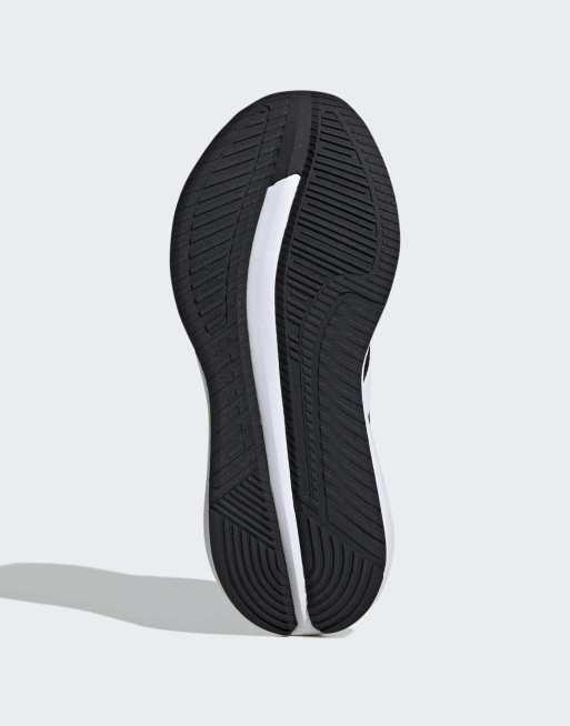 adidas performance – Galaxy 7 – Czarno-białe buty sportowe do biegania, 3 z 5