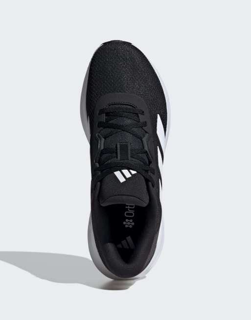 adidas performance – Galaxy 7 – Czarno-białe buty sportowe do biegania, 2 z 4